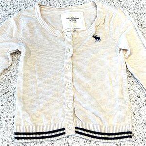 Abercrombie and Fitch button up long sleeve sweater